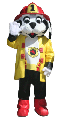 firepup mascot costume 2015