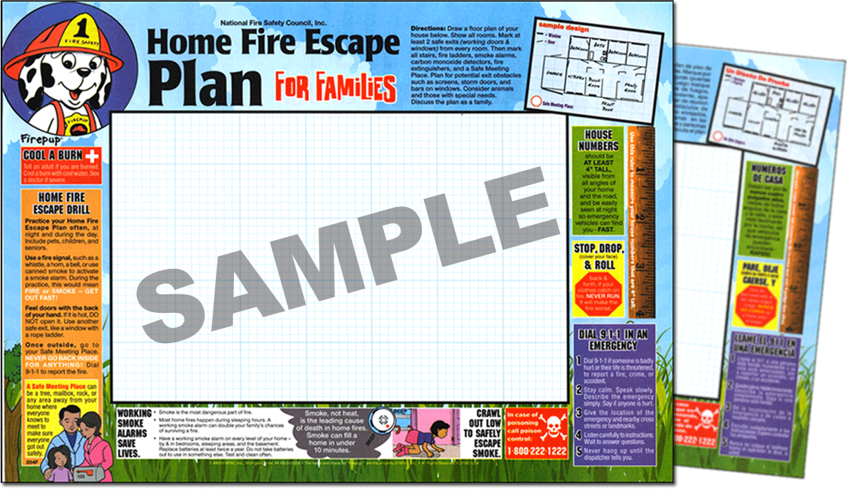 204F: Home Fire Escape Plan for Families