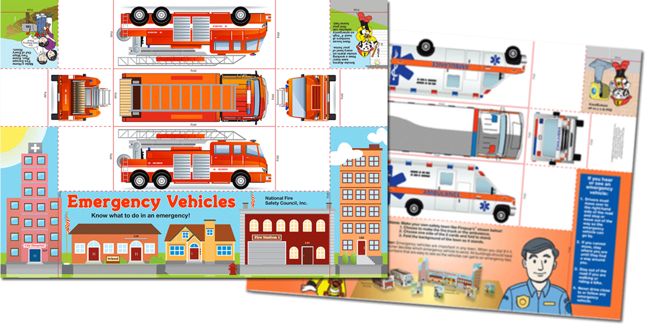216F: Emergency Vehicles  Punch-Out Activity Sheet