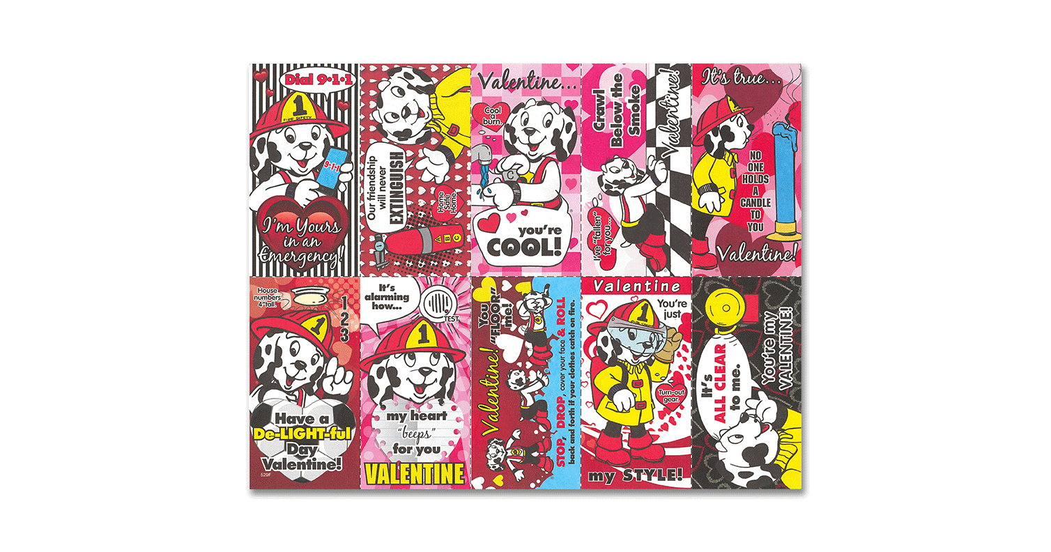 View 529F: Firepup® Valentines preview 529F: Firepup® Valentines